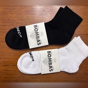 Bombas Athletic Socks in Black and White